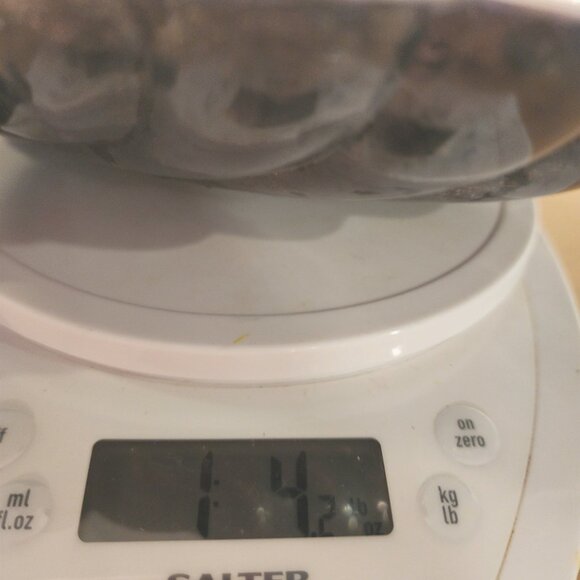 Vintage Silver-Plated Eales Scalloped Shell Footed Bowl Candle Holder Holiday - Picture 7 of 7